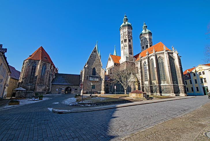 Naumburg, Dom, Saksonija-Anhaltas, Vokietija, bažnyčia, religija, Senamiestis