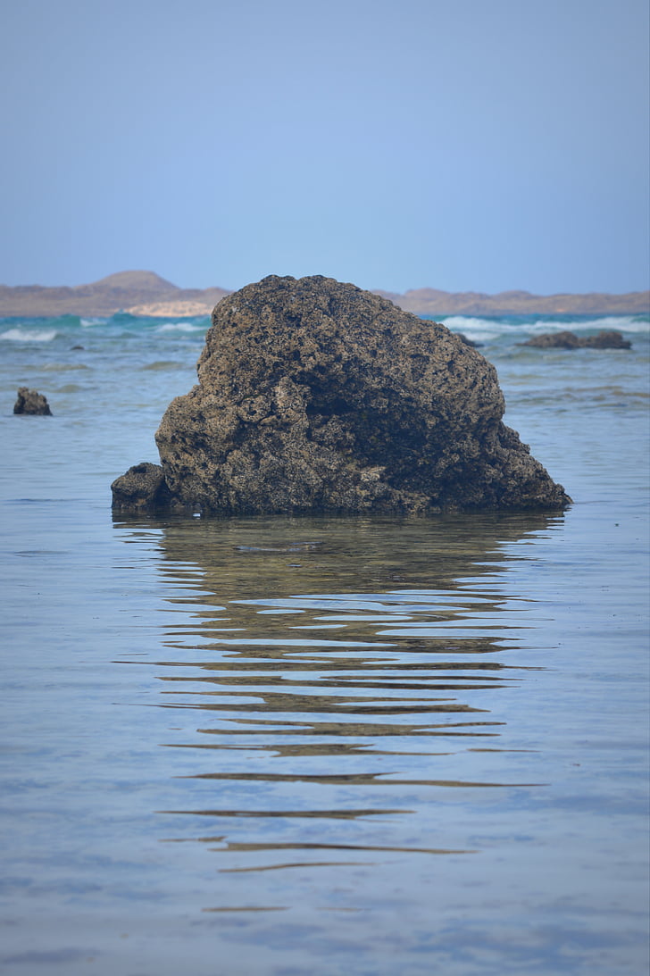 Rock, natur, sjøen, refleksjon, Azure blå, landskapet, blå