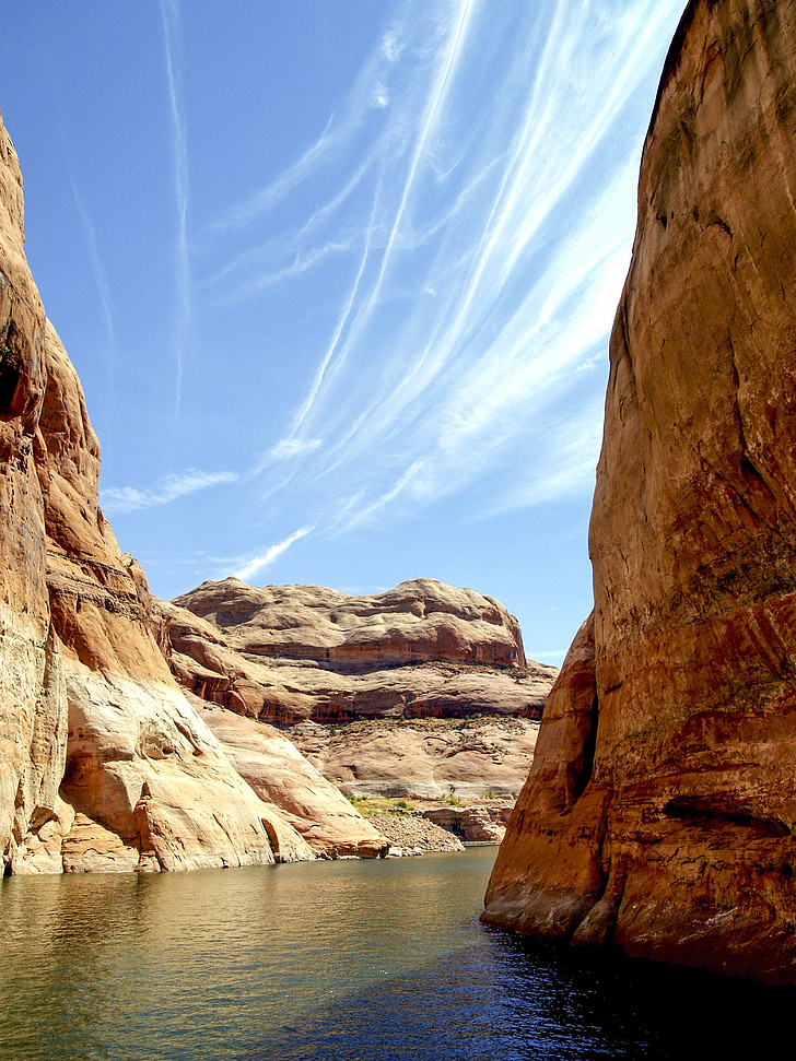 lake powell, page, arizona, usa, water reservoir, landscape, outdoor