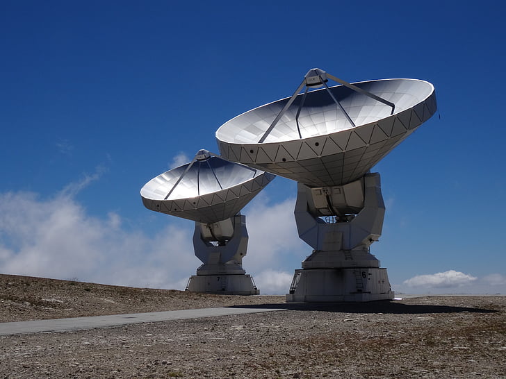 antenas, Pico do Bure, tecnologia, antena parabólica, telescópio astronomia, radiodifusão, telescópio de rádio