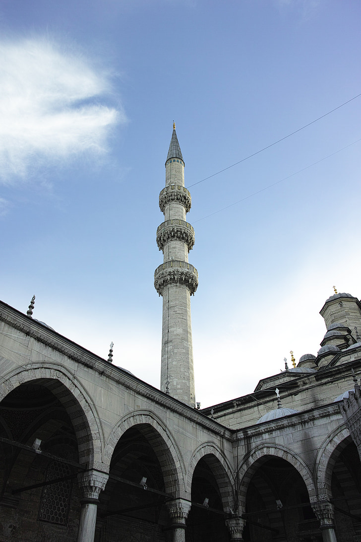 Cami, Islam, minaret de, religion, Istanbul, prière, Turquie