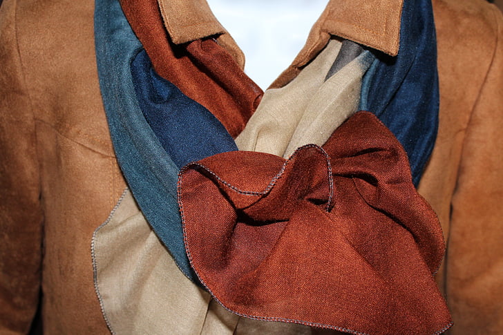pañuelos, ropa, marrón, elegante