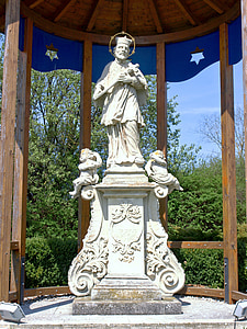 Pöchlarn, Hl Johannes Nepomuk, Statur, Skulptur, religiöse, das Christentum, katholische