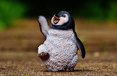 Пінгвін, фігура, Симпатичний, деко, тварини, Солодкий, танець