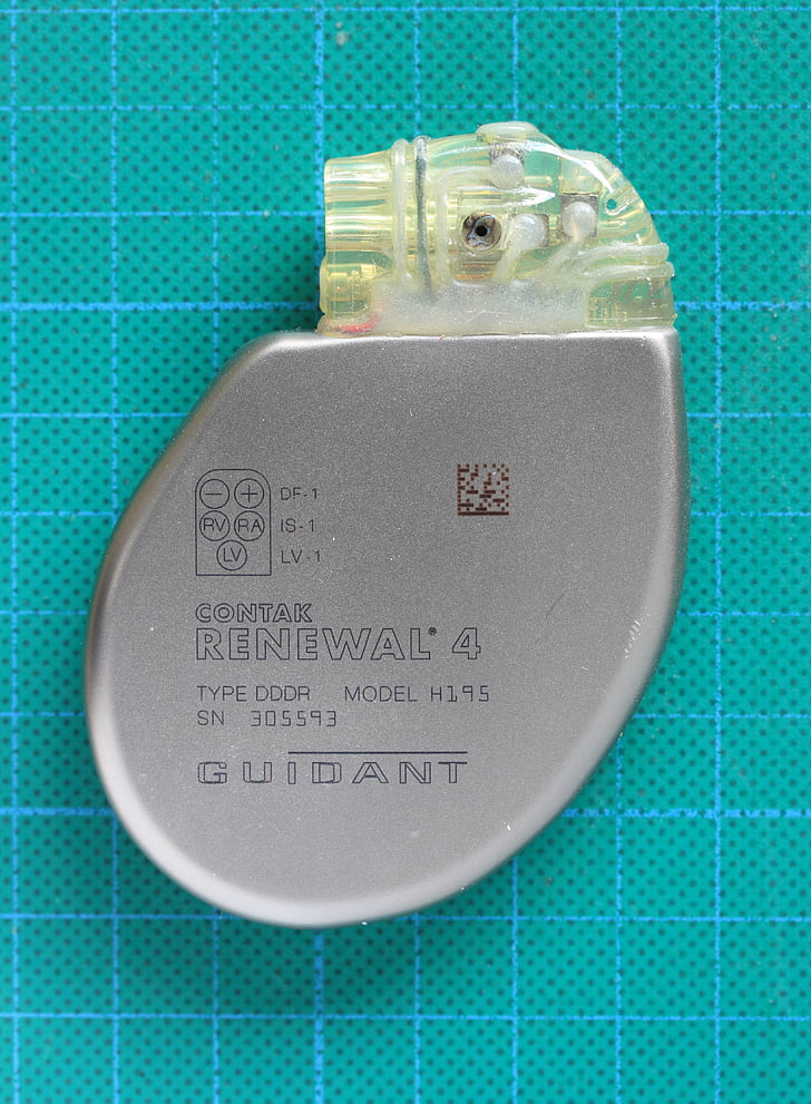 pacemaker, medical, implant, heart, rhythm, correction, device