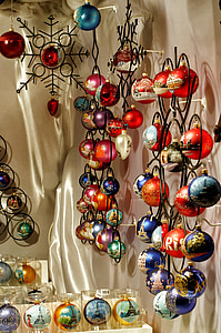 dekorasjon, Christmas, boller, farge, Julemarked