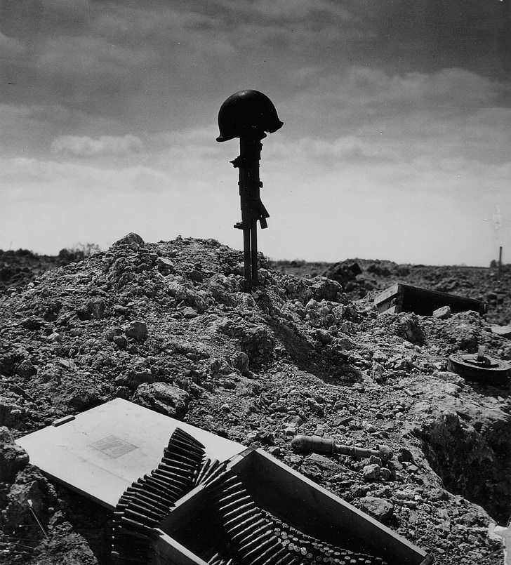 la tomba de soldat, tomba, Guerra, enterrat, favor, mort en combat, la Segona Guerra Mundial