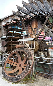 mill wheel, waterwheel, water power, forge