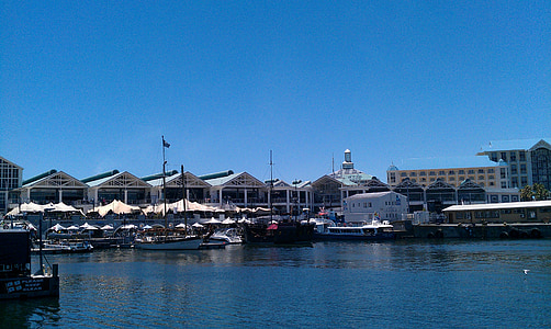 Sør-Afrika, Waterfront, Cape town, v en strandpromenade, steder av interesse, vann, Marina