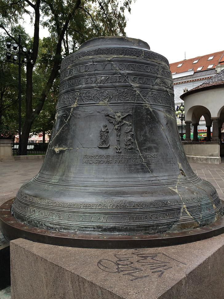 bell, church, kosice, monument, architecture, old, religion