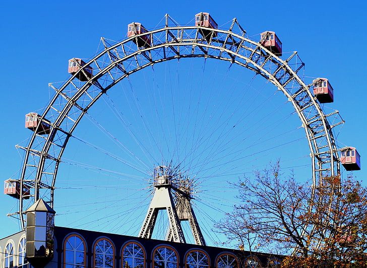 Hội chợ, Prater, Ferris wheel, vui vẻ