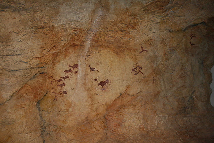 cave, paintings, prehistory, museum, valltorta, castellón, spain