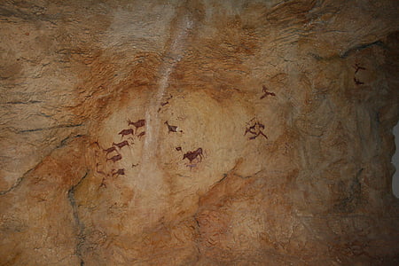 Cave, peintures, préhistoire, Musée, Valltorta, Castellon, Espagne