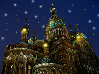 vår frelser på blod, St.Petersburg Russland, dome, arkitektur, kirke, Russland, katedralen