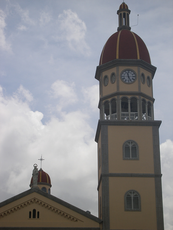 Katedrála, Maturin, kostel, Architektura, fasáda, Kostely, Venezuela