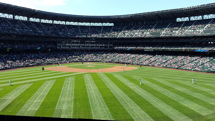 baseball diamant, Sport, baseball stadium, Safeco field, Stadium, Seattle, Washington