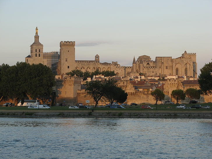 cung điện của các giáo hoàng, Avignon, Provence, Pháp, kiến trúc, địa điểm nổi tiếng