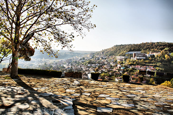 oraşul vechi, mare Tarnovo, Bulgaria, un oraş în bulgaria, peisaj