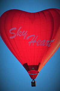 luftballong, Albuquerque balloon fiesta, ballonger, Sky, färgglada, blå, mönster