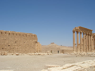 Palmira, desierto, perla, ciudad semita, Siria, farsa, nueva edad de piedra