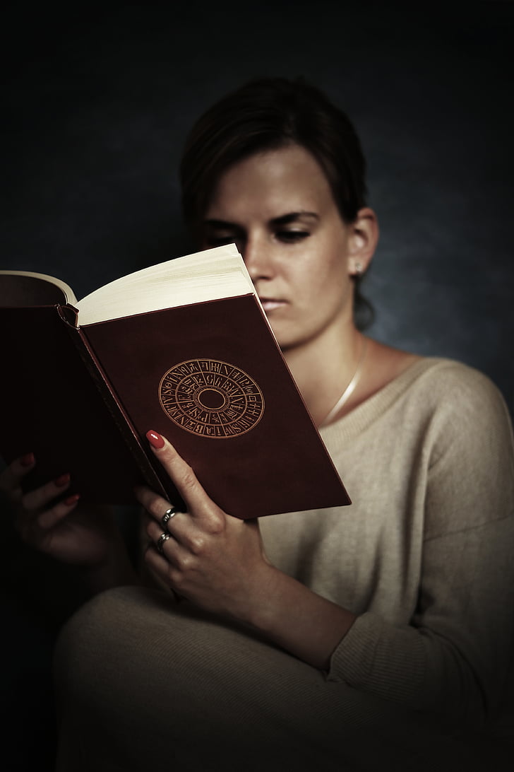 girl, pupil, book, books, college, young, education