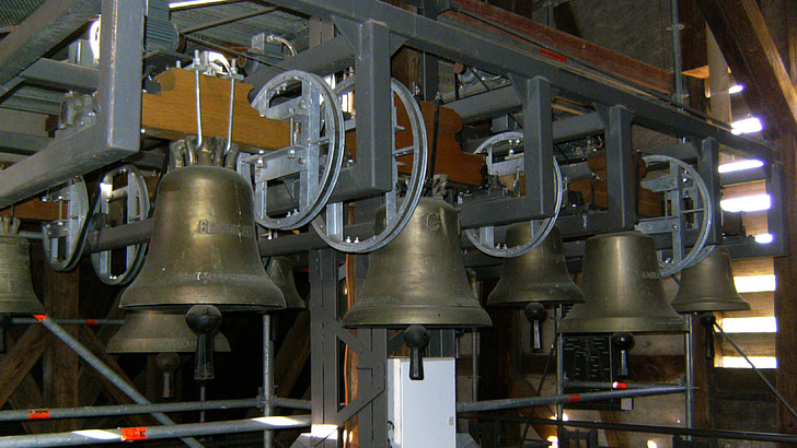 kostelní zvony, Pan berg, zvony, Bell muzeum, Zvonice