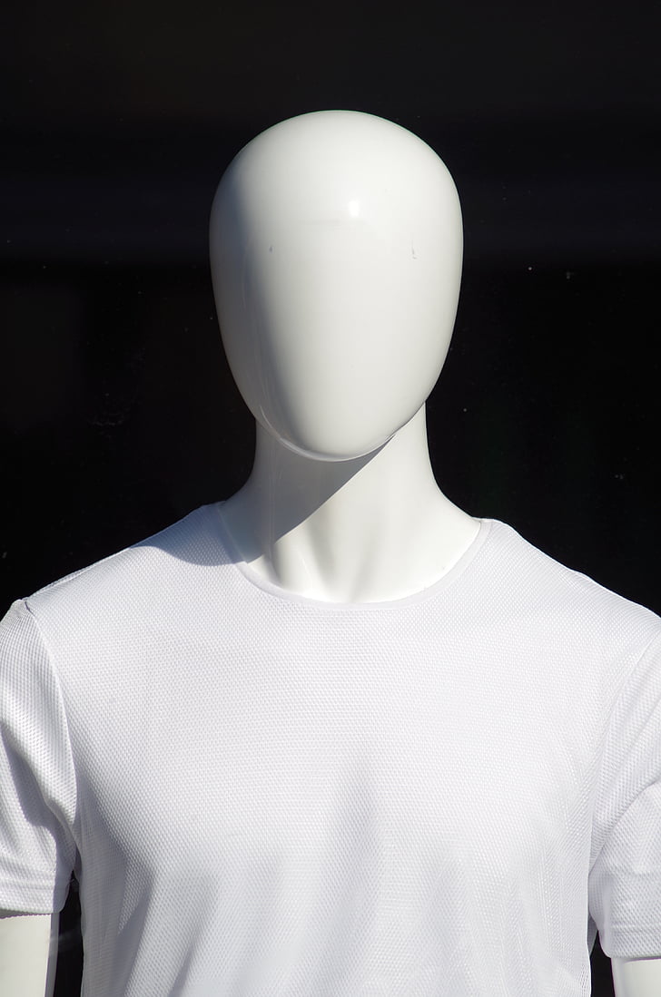 mannequin, male, dummy, fashion, store, display, head