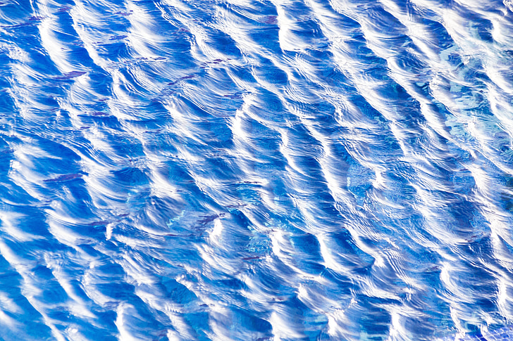 l'aigua, vent, volants, ona, blau, turquesa, piscina