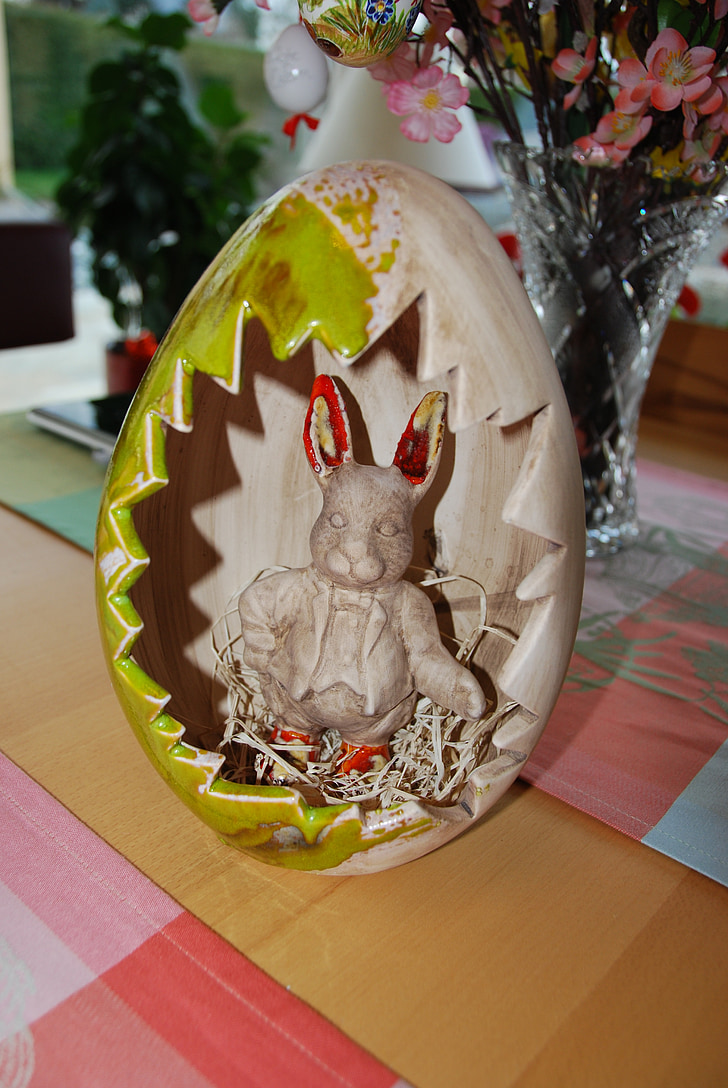 decoração de Páscoa, ovo de Páscoa, coelhinho da Páscoa, Figura, Deco, decoração, Alegre