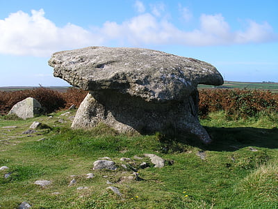 Anglia, Megalith tutaj, dolmen, Natura, kamienie, Megalith, Historia
