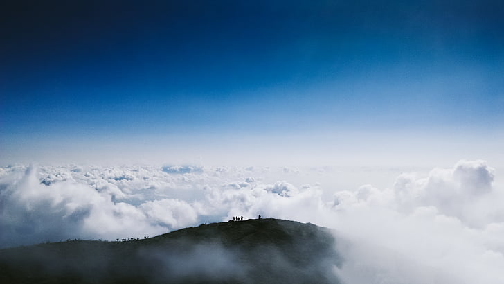γκρεμό, σύννεφα, υψηλή, βουνό, ουρανός, κορυφή, εικόνες