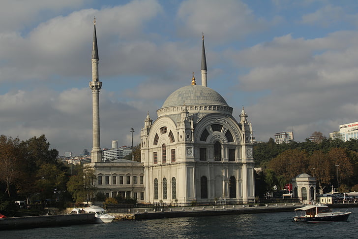 vacances, Turquia, edifici, Mediterrània, paisatge, bambaranda, minaret de la