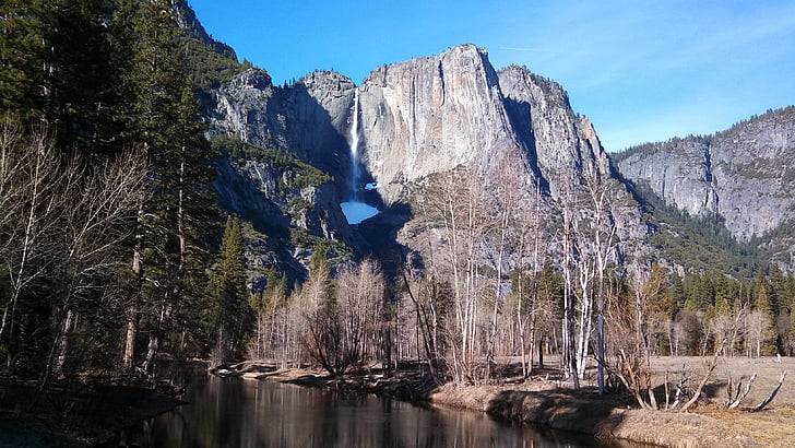Yosemite, Kalifornien, nationalen, Park, Natur, Berg, Sierras