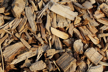 gỗ, mulch, vỏ cây, khoai tây chiên