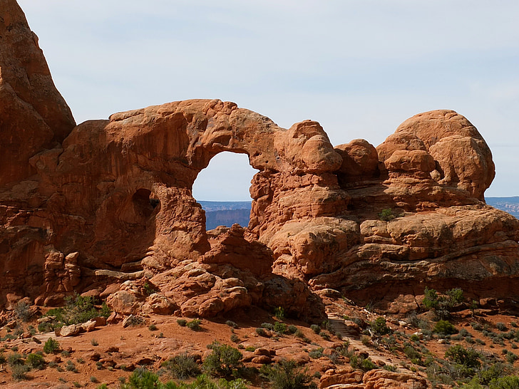 moab, utah, arches, desert, landscape