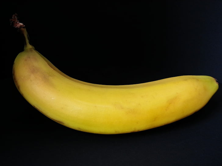 банан, плодове, плодове, вегетариански, екзотични, жълто, храна