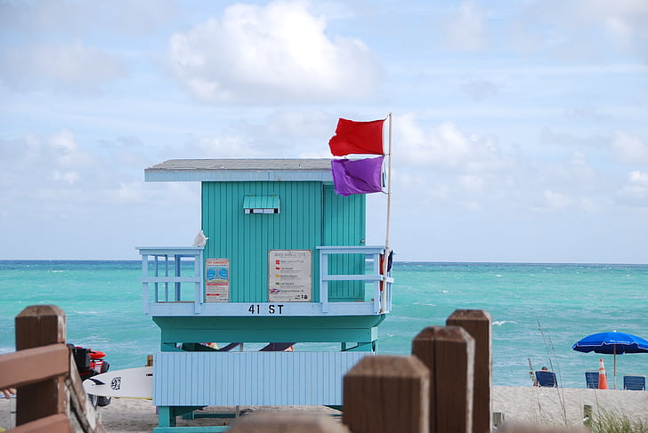 Miami, Plaża, morze
