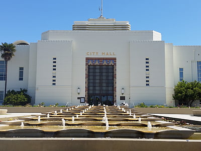 Santa monica, Rathaus, Kalifornien
