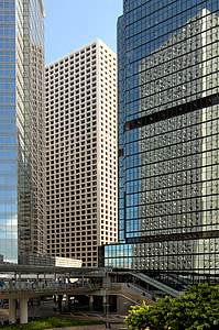 Hongkong, skyskrapere, arkitektur, glasset fasader