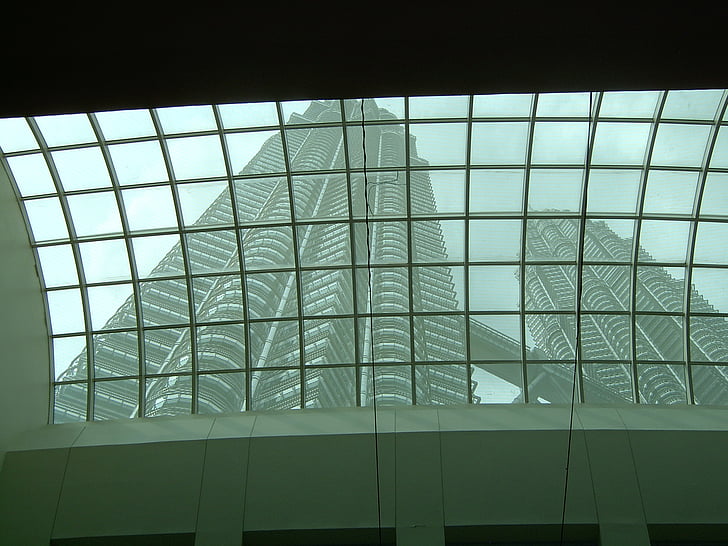 arkkitehtuuri, Malesia, Kong kuala, kaksoistorneihin, Petronas, Towers, Maamerkki