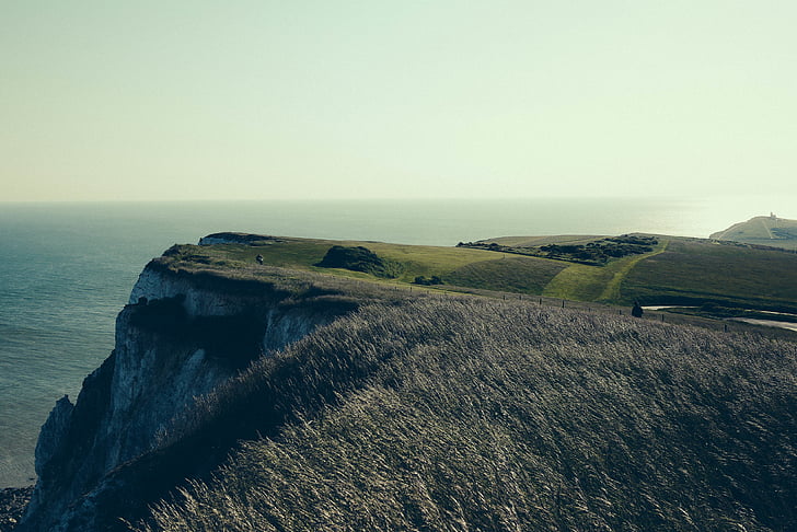 Cliff, kust, berg, natuur, Rock, zee, landschap