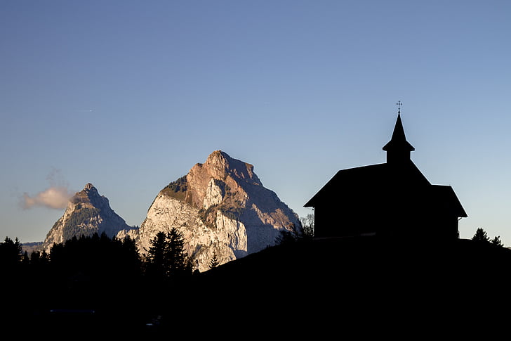 berg, Kapel, Zwitserland, mythen