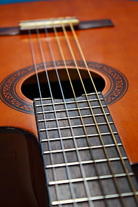 gitara, laná, nástroj, Hudba, drevo, hudobné, zvuk