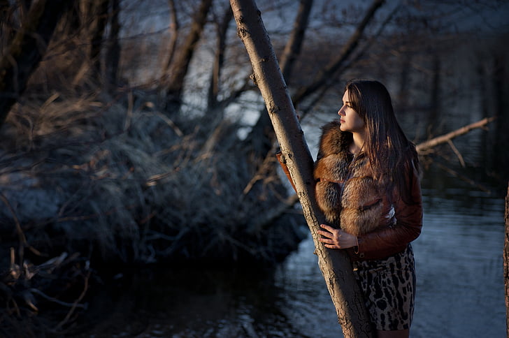 people, woman, beauty, fashion, cold, weather, fur