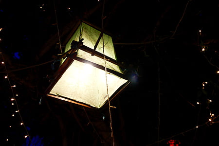 lantaarn, licht, lamp, Lichtschermbewaking cat.2, verlichting, nacht, kunstig