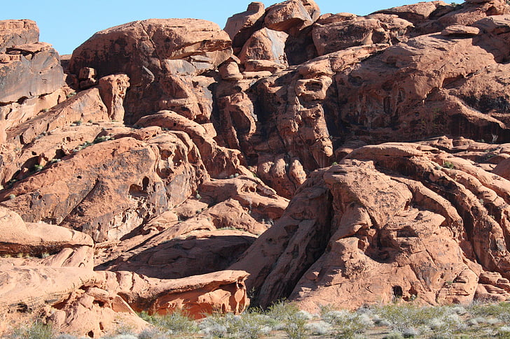 Hoa Kỳ, Nevada, Thung lũng của lửa, sự hình thành đá