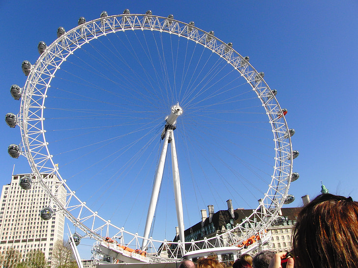 london eye, london, ferris wheel, united kingdom, uk, turn, england