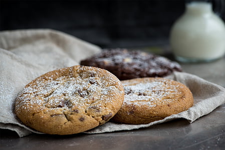 cookie, cookie di peso più leggero, biscotto del dado, biscotti alle noci, biscotto, cibo, delizioso