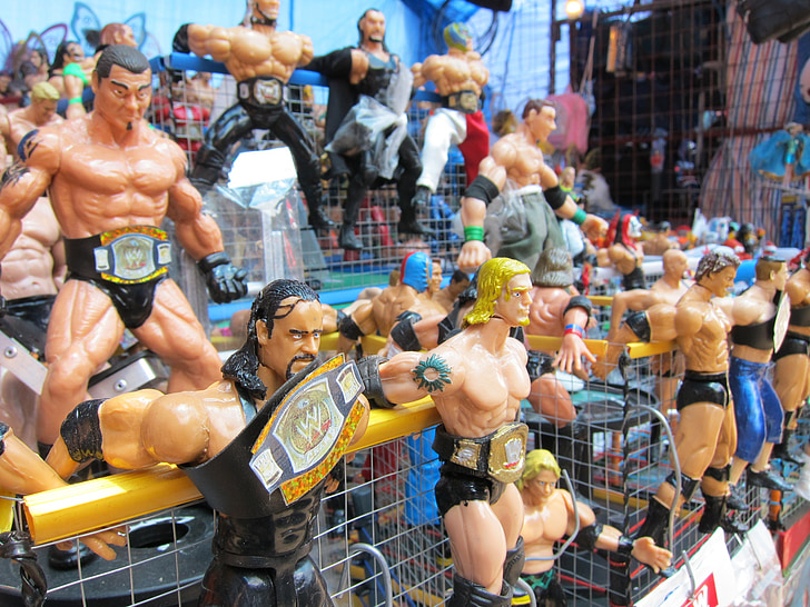 Pro Wrestling ·, Messico, negozio di souvenir, Giocattoli, il wrestler, anime