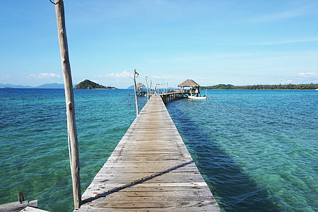 mer, l’île, le tourisme de montagne, Thaïlande, eau de mer, eau, bois - matériau